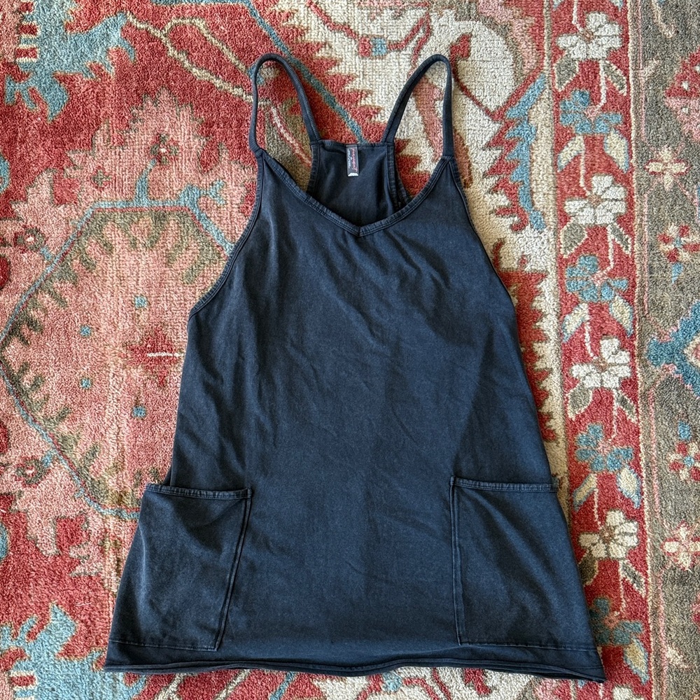FP Movement by Free People Black Hot Shot Mini Dress